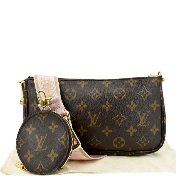 LOUIS VUITTON Multi Pochette Accessoires Monogram Canvas Shoulder Bag Brown
