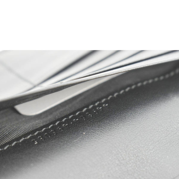 GUCCI Microguccissima Leather Wallet Black 449364