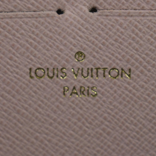 LOUIS VUITTON Clemence Monogram Canvas Zippy Wallet Brown