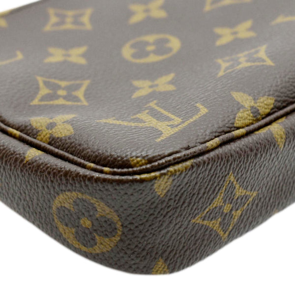 LOUIS VUITTON Pochette Accessoires Monogram Canvas Pouch Bag Brown
