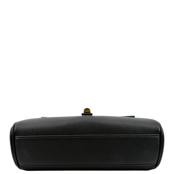 CELINE Teen 16 Calfskin Leather Crossbody Bag Black