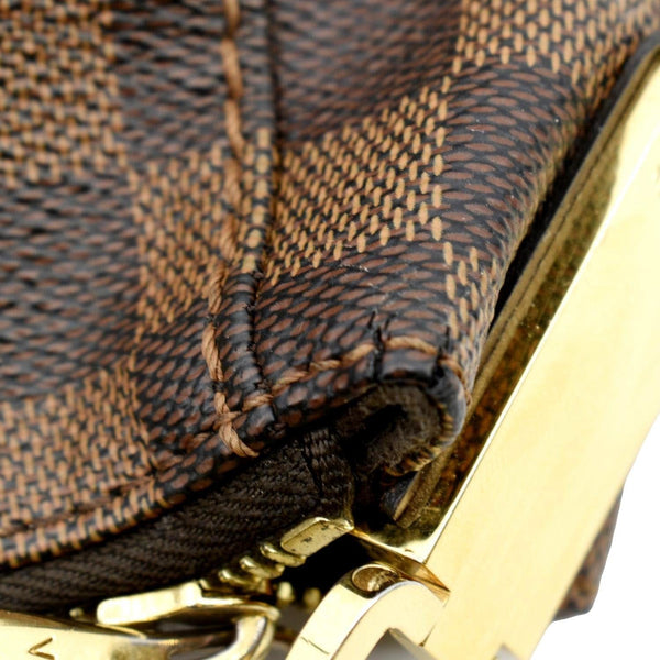 LOUIS VUITTON Portobello PM Damier Ebene Shoulder Bag Brown