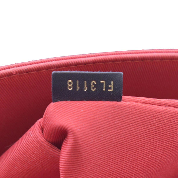 LOUIS VUITTON Georges BB Monogram Canvas Shoulder Bag Coquelicot Peach