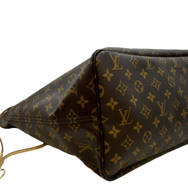LOUIS VUITTON Neverfull GM Monogram Canvas Tote Bag Brown