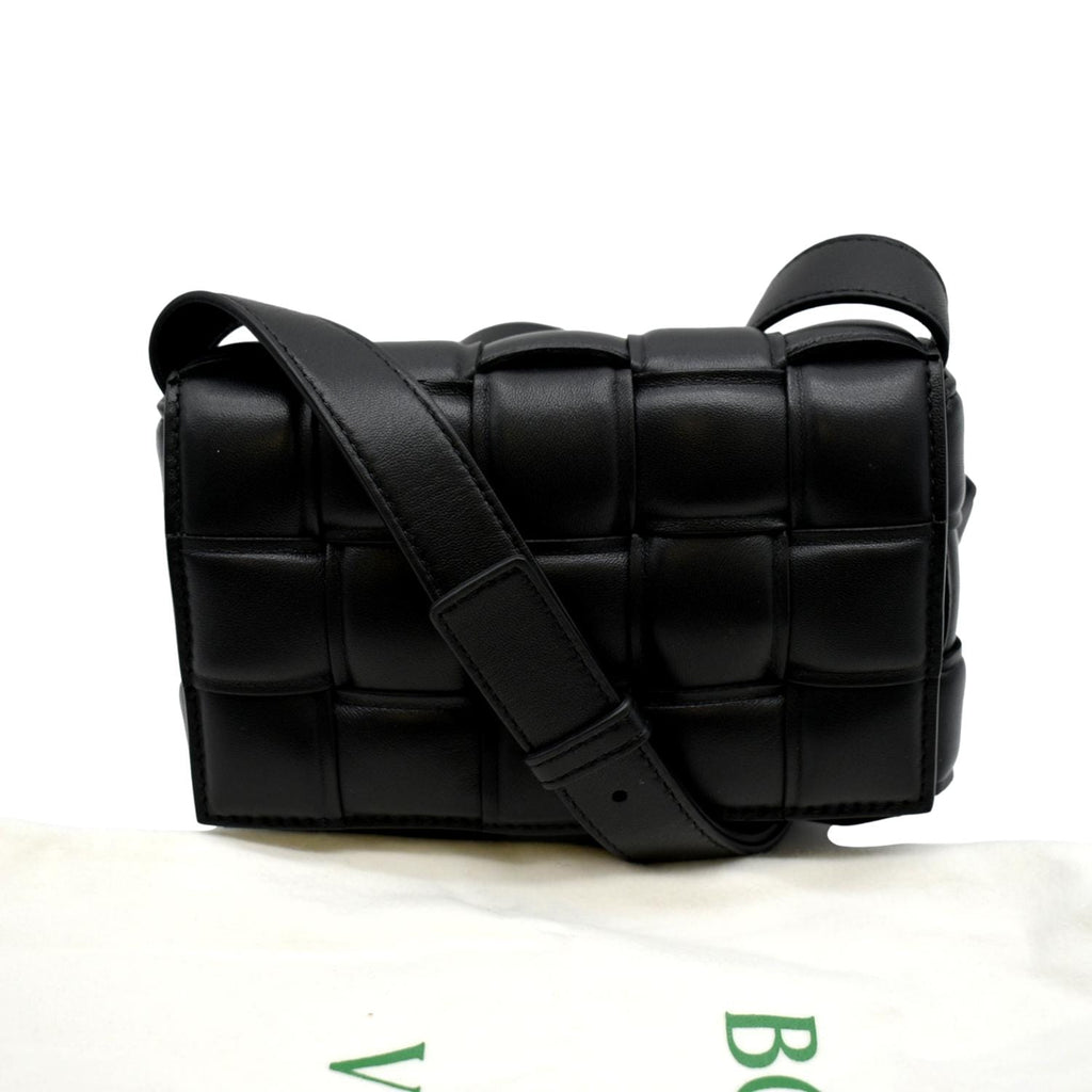 Bottega Veneta Vintage - Padded Cassette Leather Crossbody Bag - Black -  Leather Handbag - Luxury High Quality - Avvenice