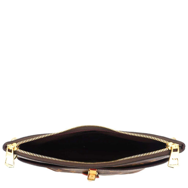 LOUIS VUITTON Odeon NM MM Monogram Canvas Shoulder Bag Brown