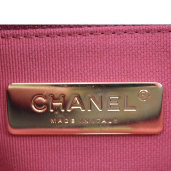 CHANEL 19 Small Flap Quilted Lambskin Leather Shoulder Bag Black