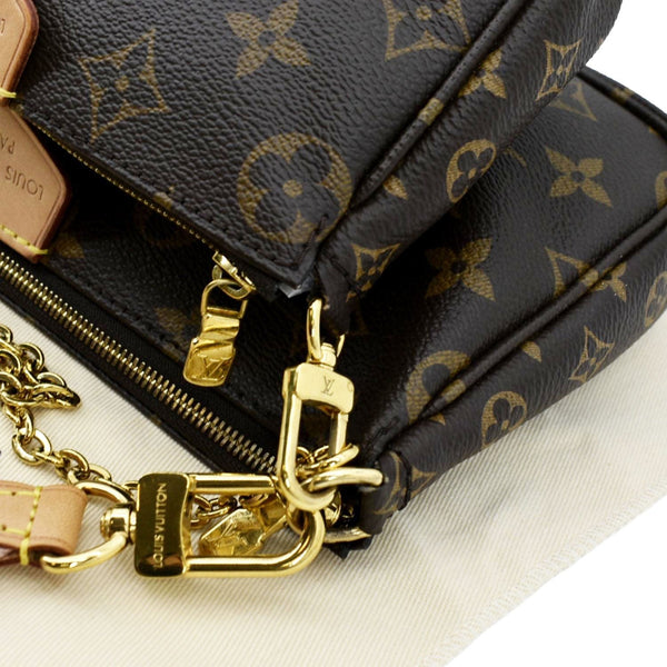 LOUIS VUITTON Multi Pochette Accessoires Monogram Canvas Shoulder Bag Brown