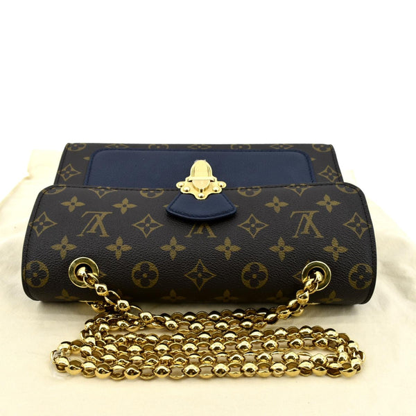 LOUIS VUITTON Victoire Monogram Canvas Crossbody Bag Navy Blue