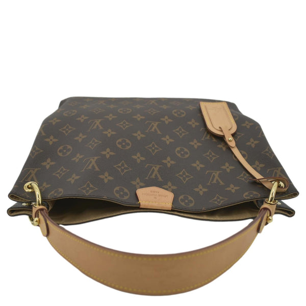 LOUIS VUITTON Graceful PM Monogram Canvas Hobo Bag Brown