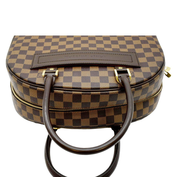 LV Nolita Damier Ebene Canvas Satchel Bag Brown