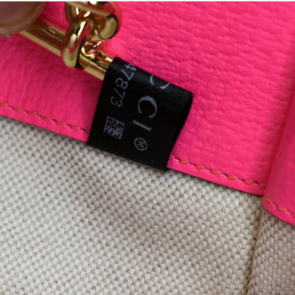 GUCCI Floral Rajah Large Canvas Leather Tote Bag Multicolor 537219