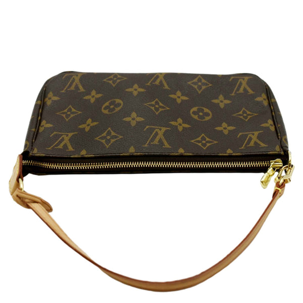 LOUIS VUITTON Pochette Accessoires Monogram Canvas Pouch Bag Brown