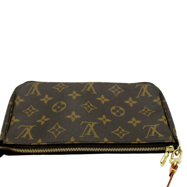 LOUIS VUITTON Pochette Accessoires Monogram Canvas Pouch Bag Brown