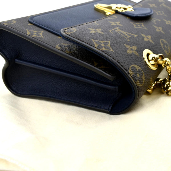 LOUIS VUITTON Victoire Monogram Canvas Crossbody Bag Navy Blue