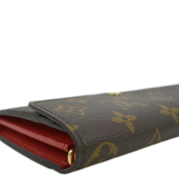 LOUIS VUITTON Sarah Monogram Canvas Wallet Cerise