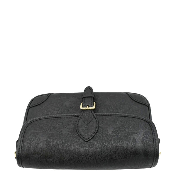 LOUIS VUITTON Empreinte Leather Crossbody Bag Black upper