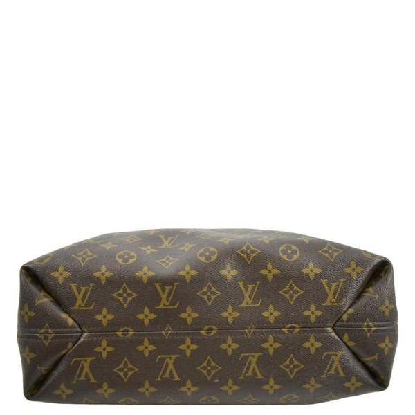 LOUIS VUITTON Sully MM Monogram Canvas Shoulder Bag Brown