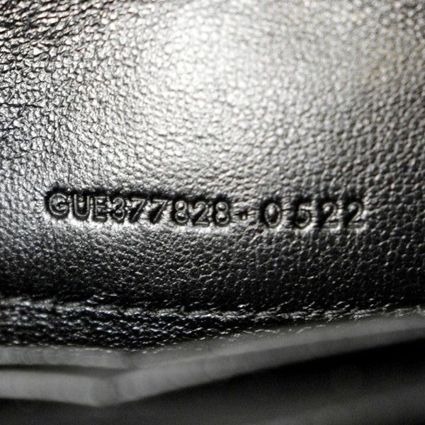 YVES SAINT LAURENT Cassandre Matelasse Chain Wallet Crossbody Bag Black