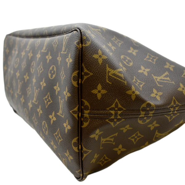 LOUIS VUITTON Neverfull GM Monogram Canvas Tote Bag Brown