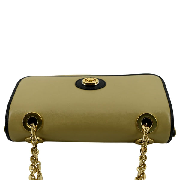 GUCCI Linea Marina Small Leather Chain Shoulder Bag Beige 576421