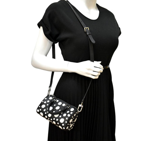 LV x YK Nano Speedy Monogram Empreinte Leather Shoulder Bag