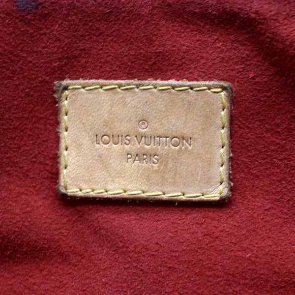LOUIS VUITTON Pallas MM Monogram Canvas Shoulder Bag Brown