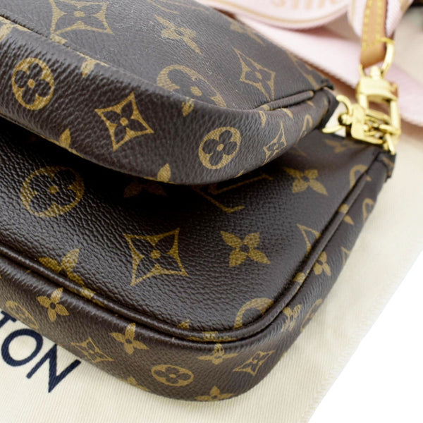 LOUIS VUITTON Multi Pochette Accessoires Monogram Canvas Shoulder Bag Brown