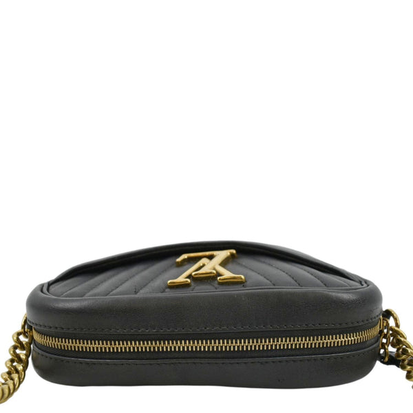 LOUIS VUITTON New Wave Quilted Leather Camera Bag Black