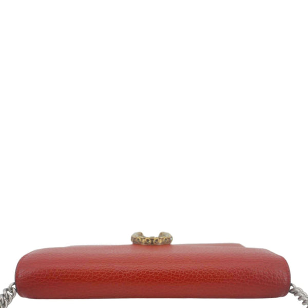 GUCCI Dionysus Mini Calfskin Leather Wallet on Chain Red 401231