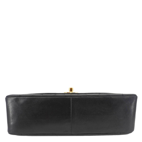 CHANEL Diana Flap Quilted Leather Shoulder Bag Black