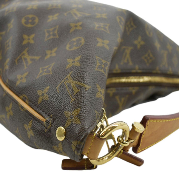 LOUIS VUITTON Sully MM Monogram Canvas Shoulder Bag Brown