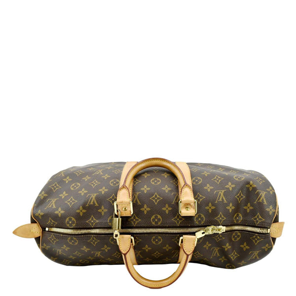 LV Keepall 45 Monogram Canvas Travel Bag Brown for women