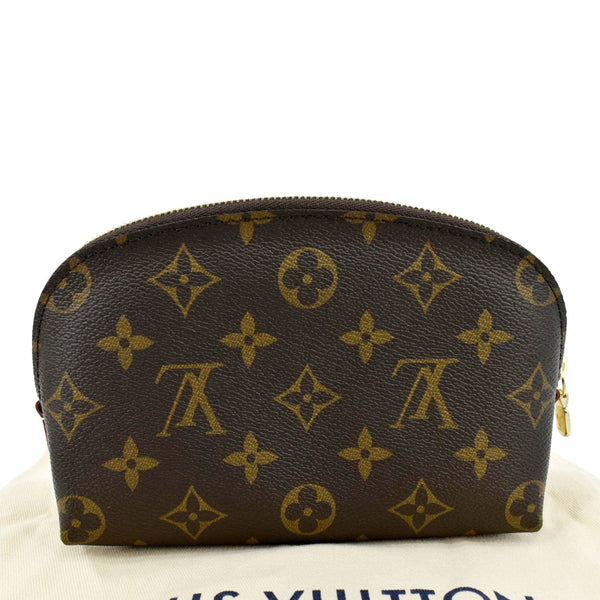 LOUIS VUITTON PM Monogram Canvas Cosmetic Pouch Brown