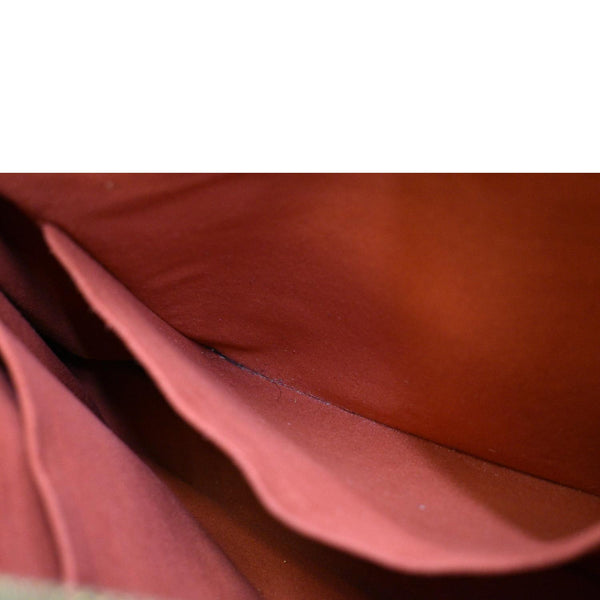 LOUIS VUITTON Pallas MM Monogram Canvas Shoulder Bag Brown