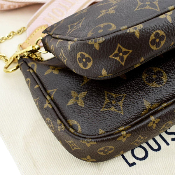 LOUIS VUITTON Multi Pochette Accessoires Monogram Canvas Shoulder Bag Brown