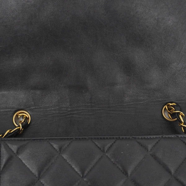 CHANEL Diana Flap Quilted Leather Shoulder Bag Black