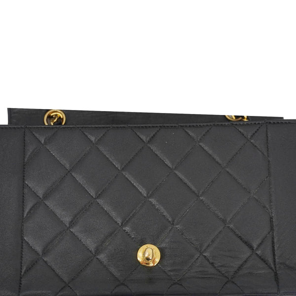 CHANEL Diana Flap Quilted Leather Shoulder Bag Black