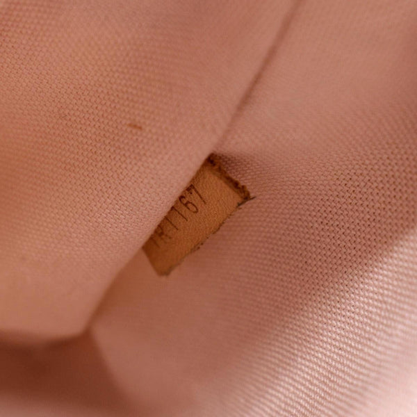 LOUIS VUITTON Croisette Damier Azur Satchel Crossbody Bag White