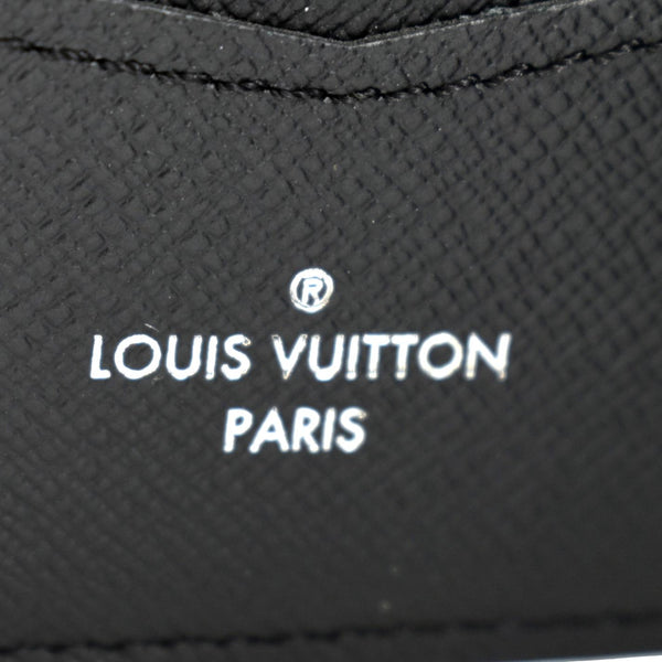 LOUIS VUITTON Monogram Eclipse Canvas Multiple Mens Wallet Black/Grey