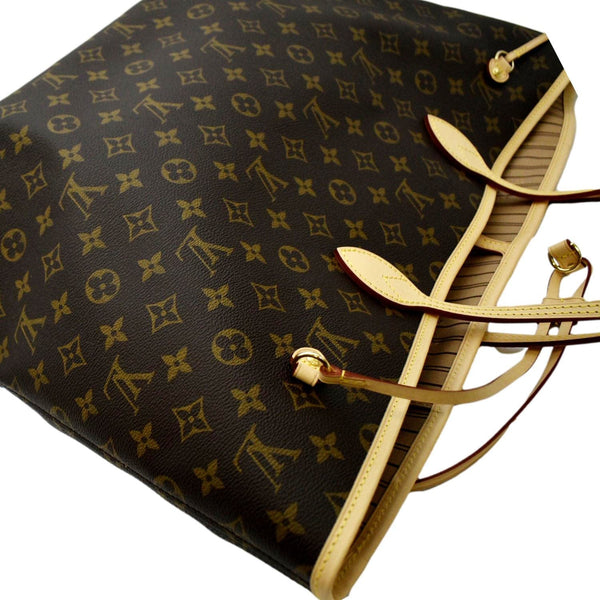 LOUIS VUITTON Neverfull GM Monogram Canvas Tote Bag Brown