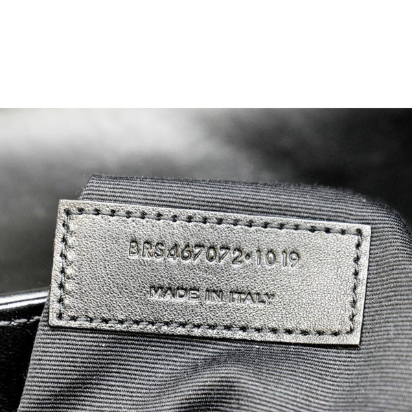 Yves Saint Laurent Toy Matelasse Leather Crossbody Bag in Black Color - Made in Italy