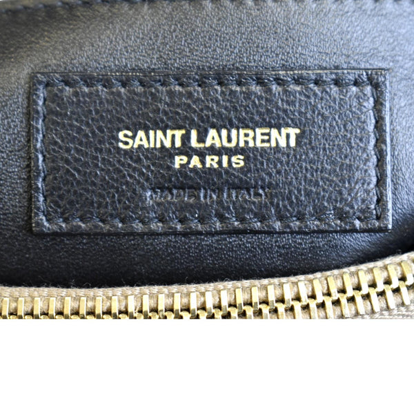 YVES SAINT LAURENT Small Loulou Quilted Leather Crossbody Bag Dark Beige