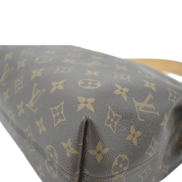 LOUIS VUITTON Graceful PM Monogram Canvas Hobo Bag Brown