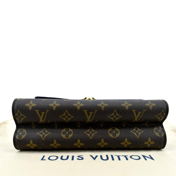 LOUIS VUITTON Victoire Monogram Canvas Crossbody Bag Navy Blue