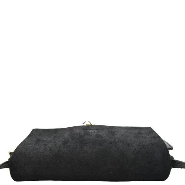 CHLOE Faye Small Suede Leather Shoulder Bag Black