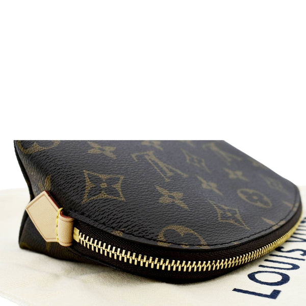 LOUIS VUITTON PM Monogram Canvas Cosmetic Pouch Brown