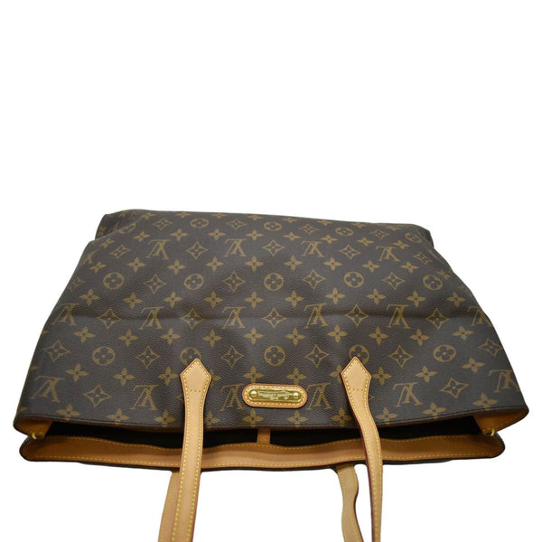 LOUIS VUITTON Wilshire GM Monogram Canvas Tote Shoulder Bag Brown