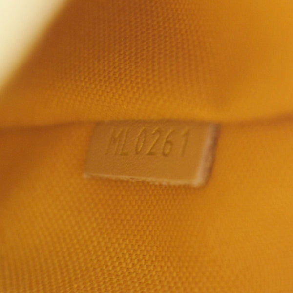 LOUIS VUITTON Croisette Damier Azur Satchel Crossbody Bag White