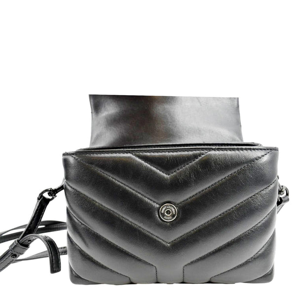 Yves Saint Laurent Toy Matelasse Leather Crossbody Bag in Black Color